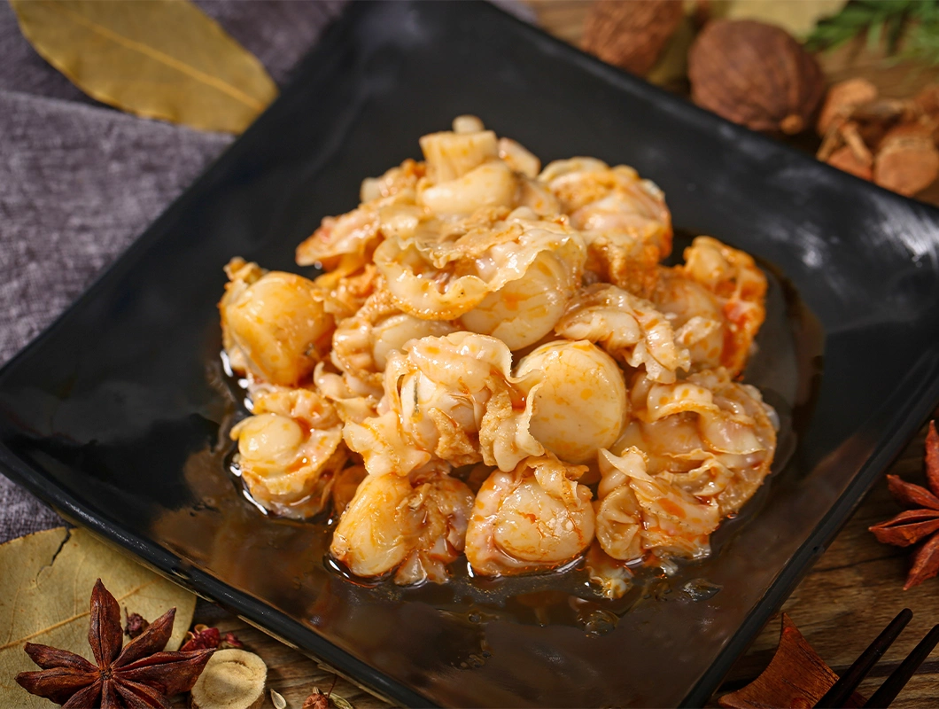 Hot Selling Frozen Seafood Delicious Fresh Frozen Seasoned Spicy Scallop